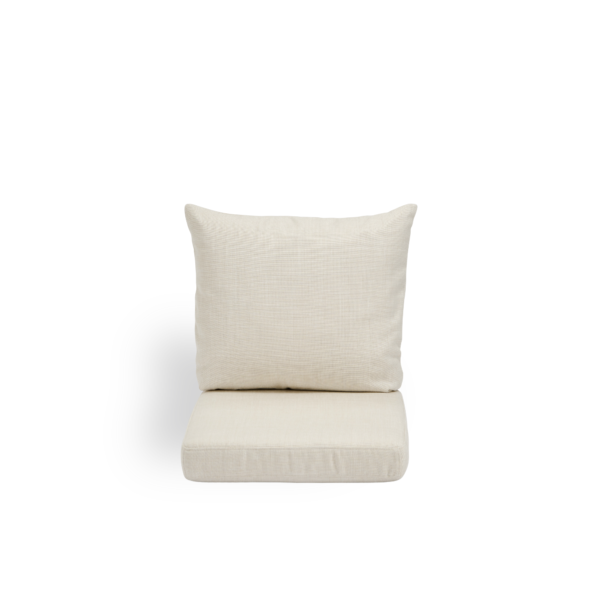Image of Seat- and back cushion | Donatello Lounge Chair presented with beige fabric