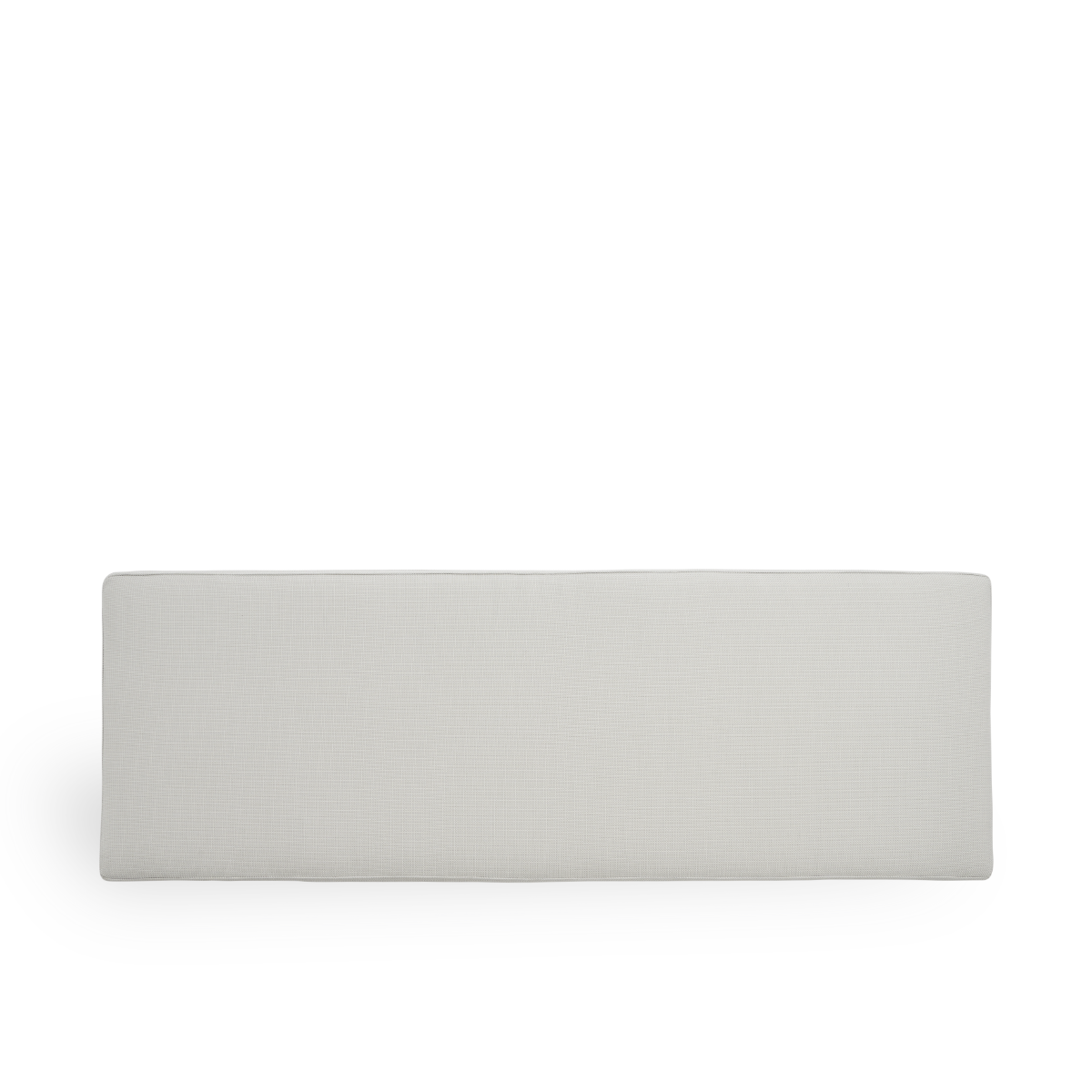 Image of Seat cushion | St Catherine Exterior Teak Bench presented with white fabric