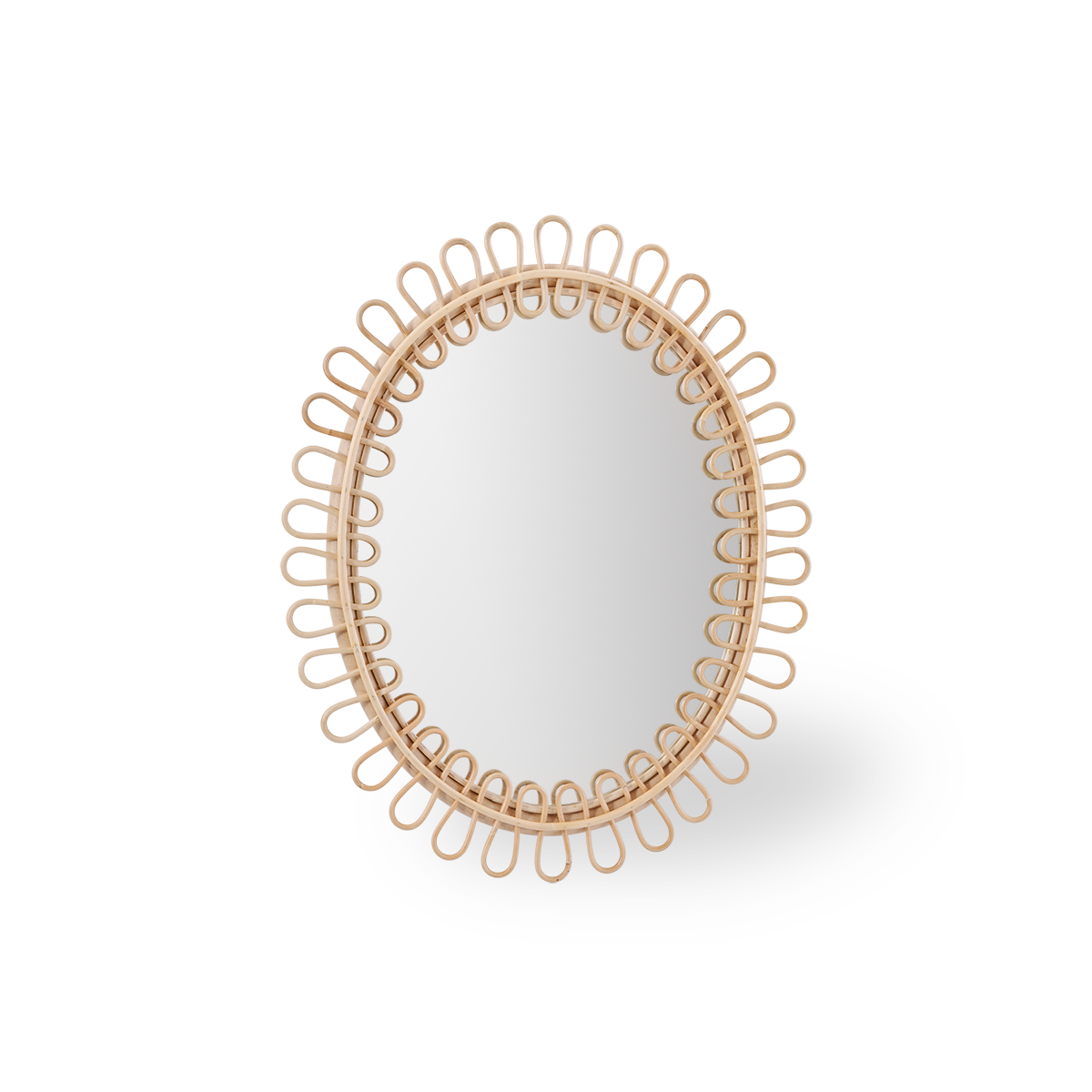 Handmade rattan mirror | Franco Albini & Franca Helg | Luella Mirror