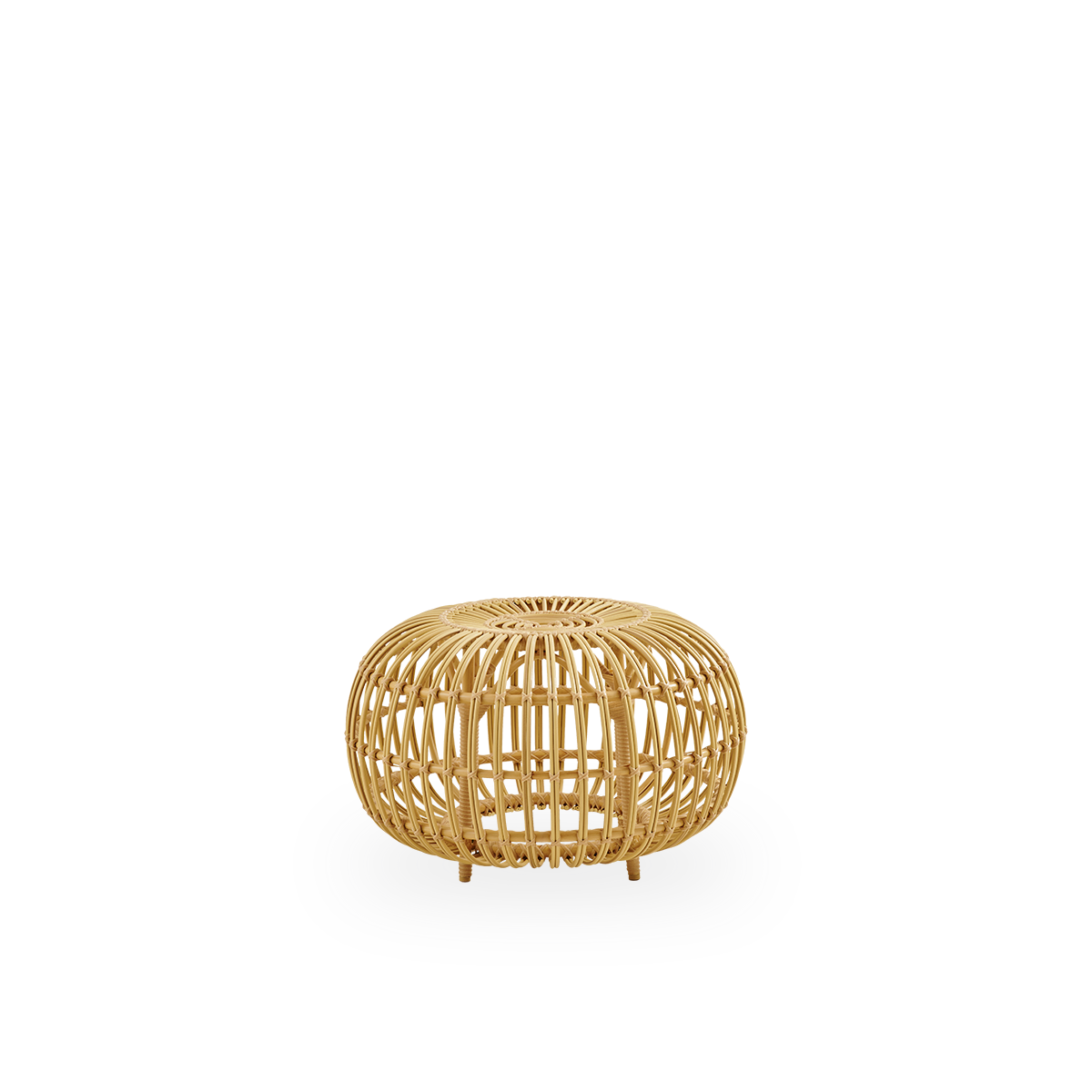 Ottoman in handmade wicker | Ottoman Exterior Large