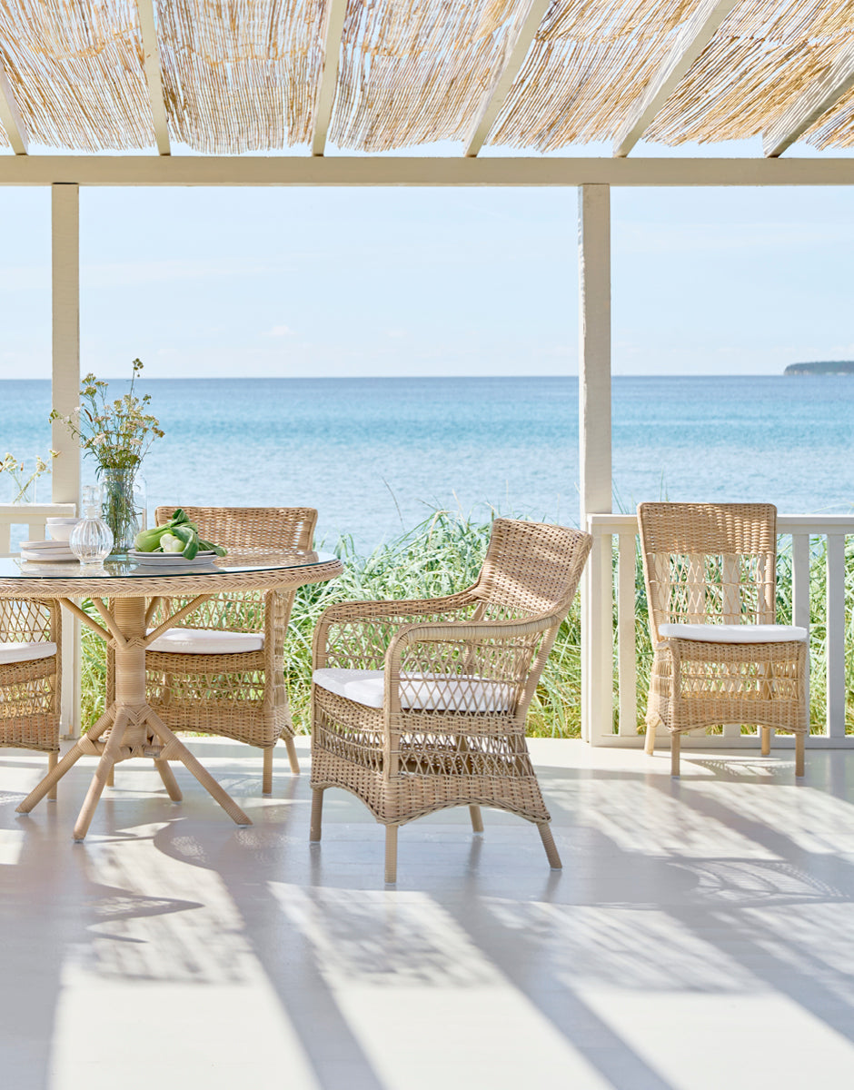 Sika-Design's Georgia Garden Collection — an Exterior collection combining ArtFibre weave with an aluminum frame in soft, garden-inspired tones