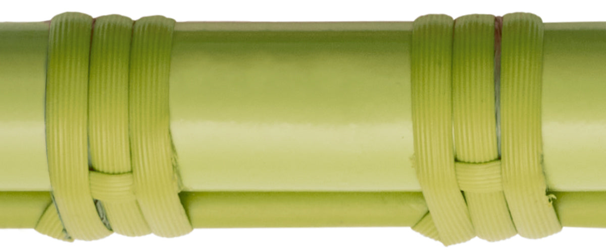 Lime green aluminum frame with matching ArtFibre weave — custom color for Sika-Design Exterior furniture