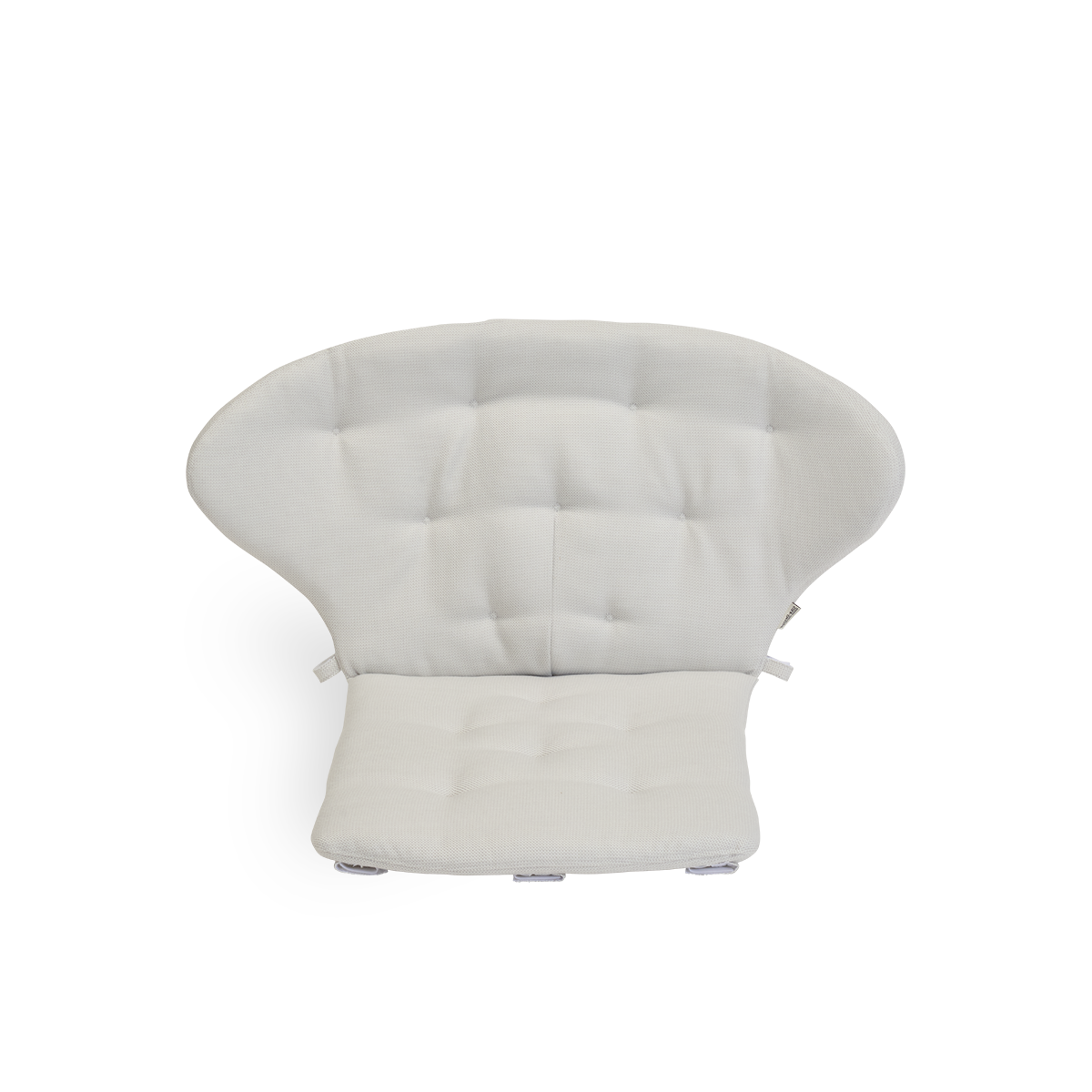 Image of Seat- and back cushion | Fox Lounge Chair presented with beige fabric