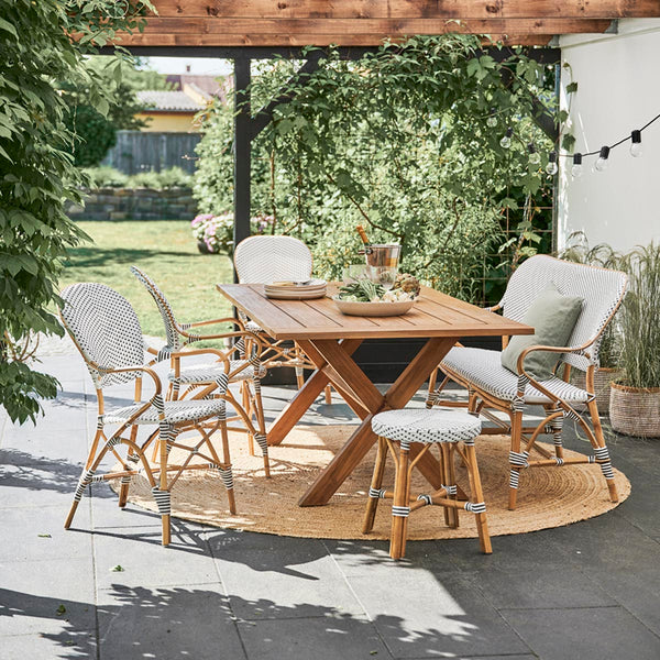 Teak outdoor table | Colonial Teak Table 160x100 cm - Sika-Design.com