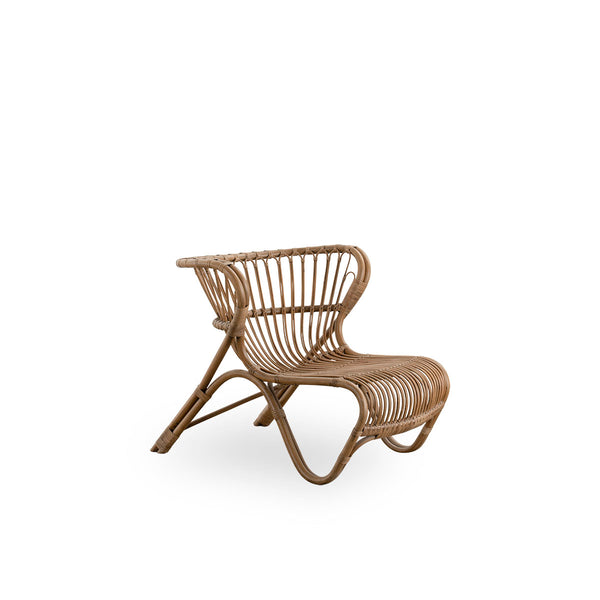 Rattan wicker chair | Viggo Boesen | Fox Lounge Chair - Sika-Design.com