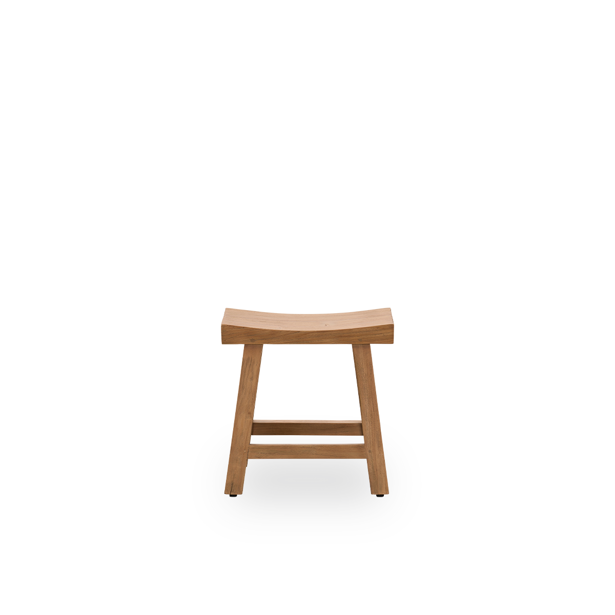 Rustic teak stool | Charles Teak Stool