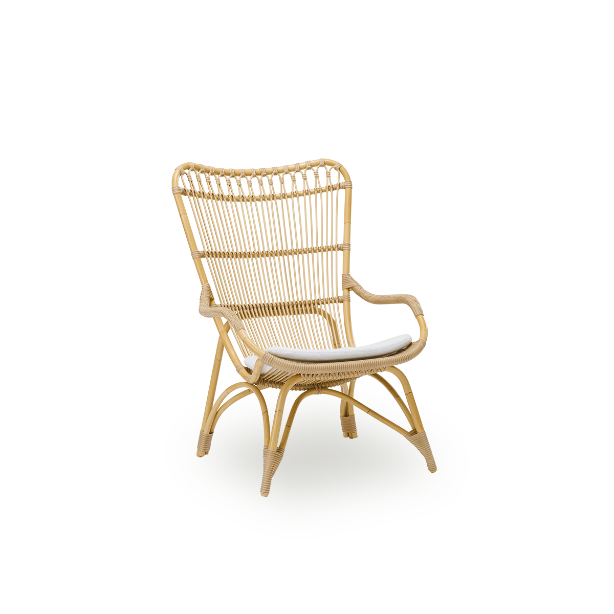 This is an image of Monet seat cushion for outdoor use with A670 fabric.