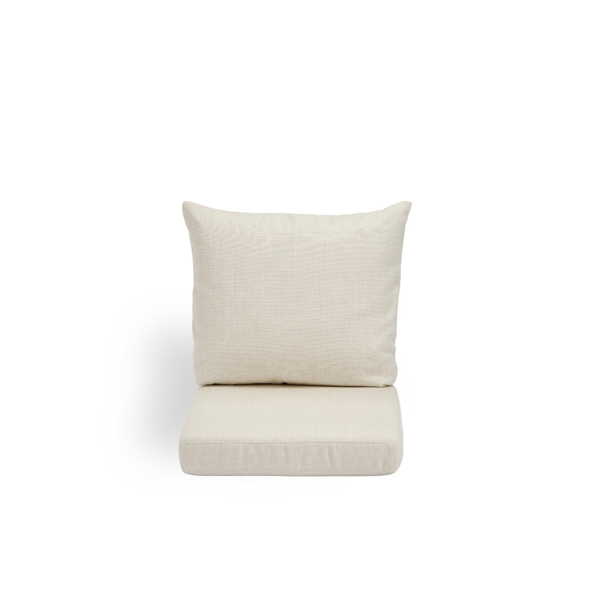 Image of Seat- and back cushion | Donatello Lounge Chair presented with beige fabric