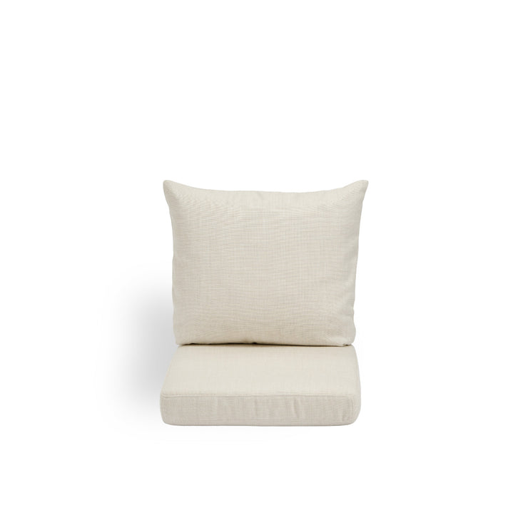 Image of Seat- and back cushion | Donatello Lounge Chair presented with beige fabric