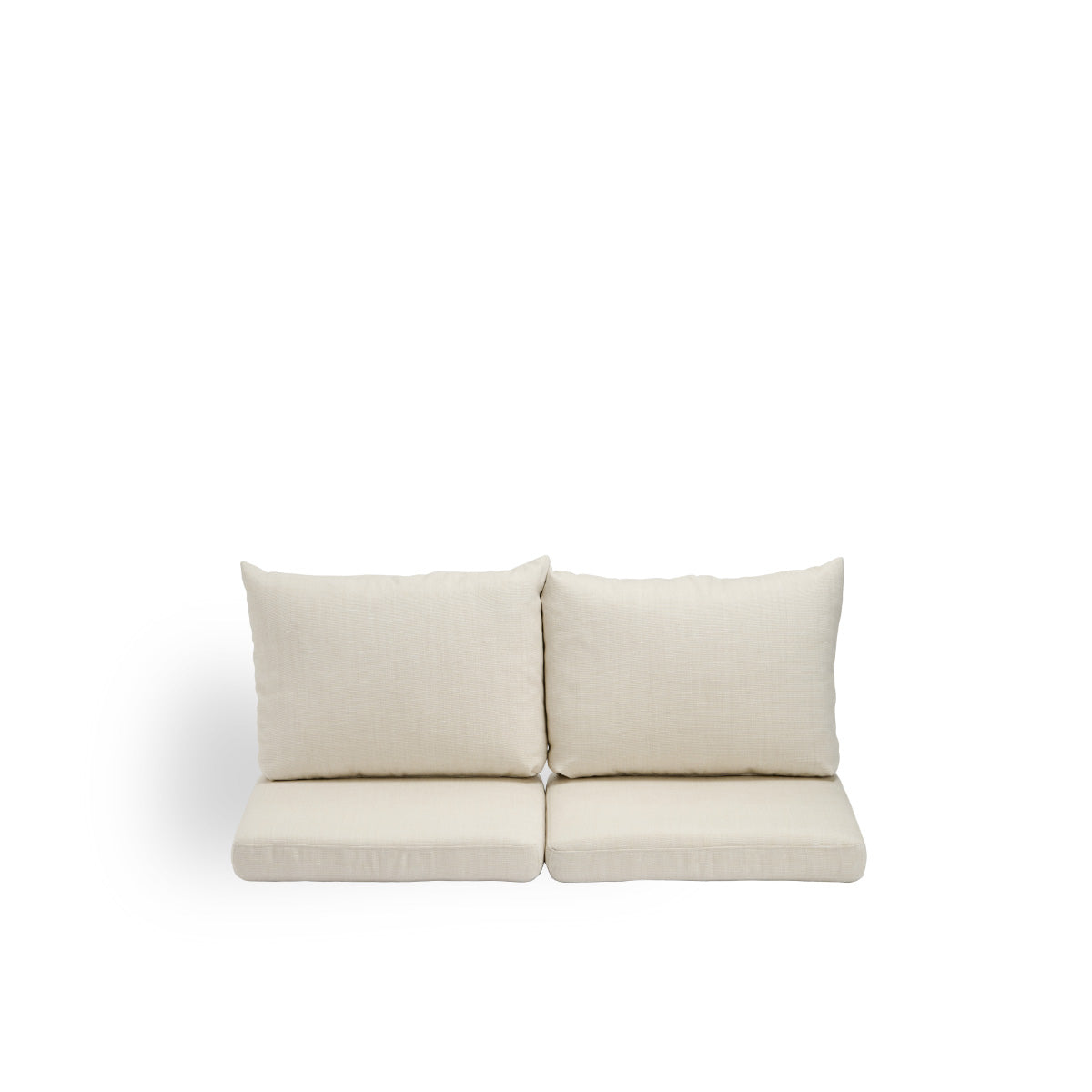 Image of Seat- and back cushions | Donatello 2-seater Sofa presented with beige fabric