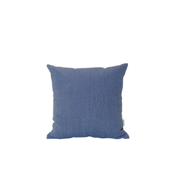 This is an image of pillow 50X50 EYA615 in Denim for outdoor use.