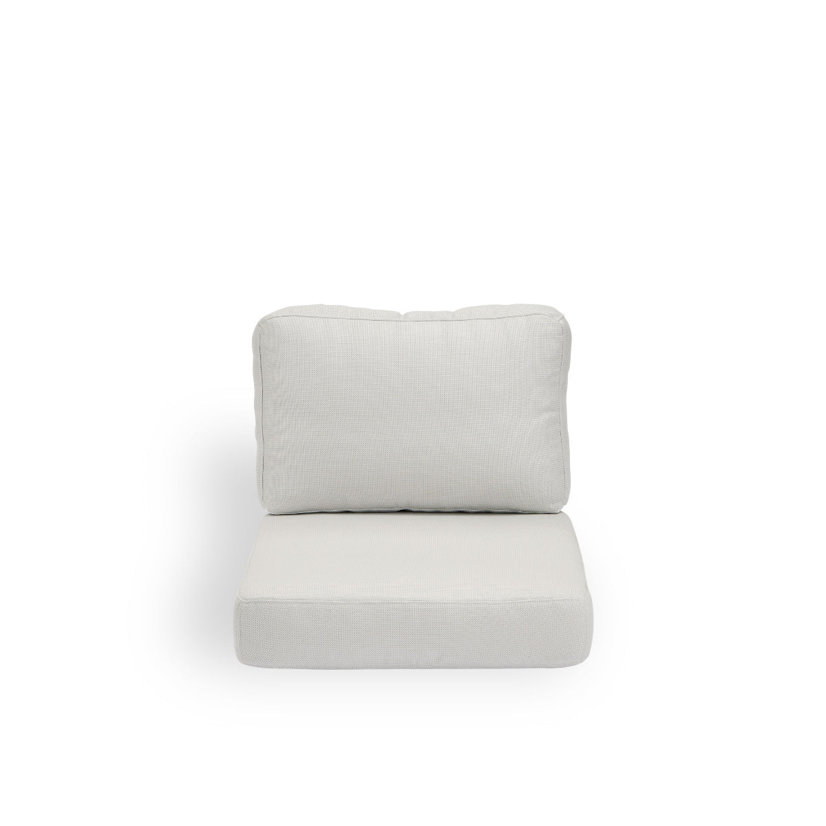 Image of Seat- and back cushion | Carrie Exterior Lounge Chair presented with white fabric
