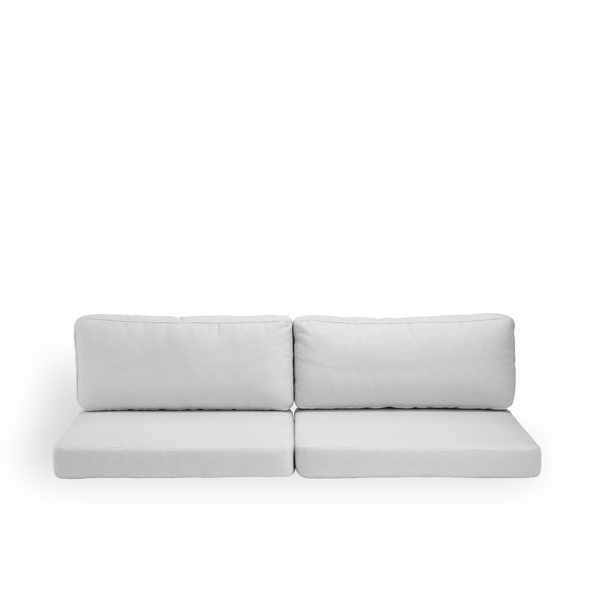 Image of Seat- and back cushion | Carrie Exterior Sofa presented with white fabric