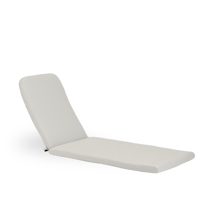 Image of Seat- and back cushion | Daisy Exterior Sunbed presented with white fabric