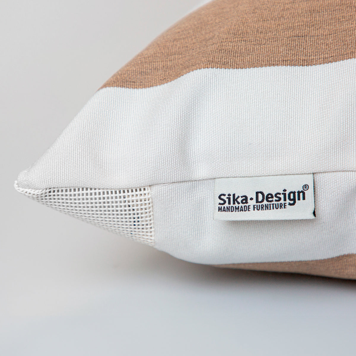 55X35 Exterior cushion | A680 Beige &amp; White