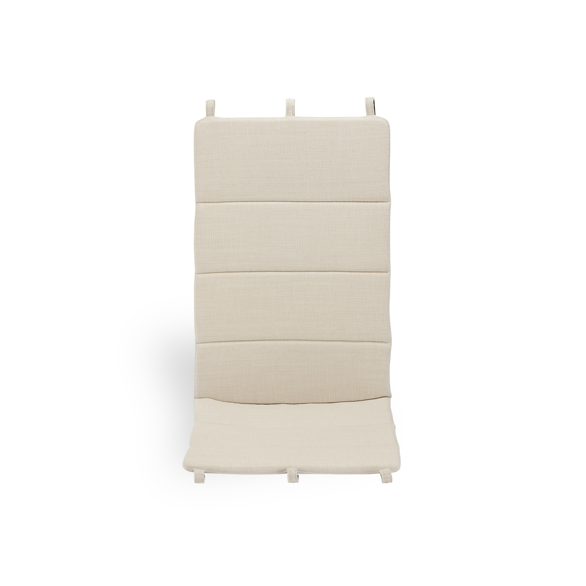 Image of Seat- and back cushion | Paris Lounge Chair presented with beige fabric