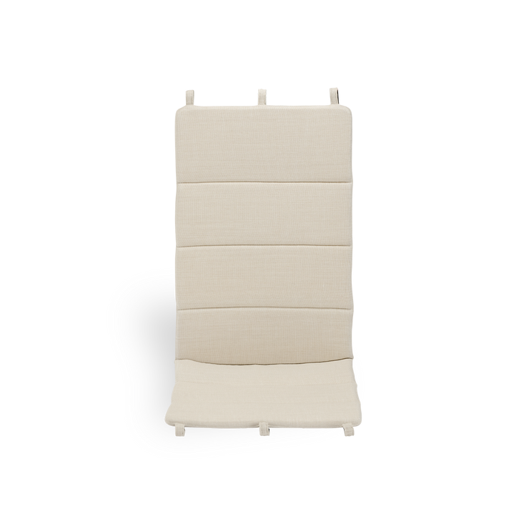 Image of Seat- and back cushion | Paris Lounge Chair presented with beige fabric