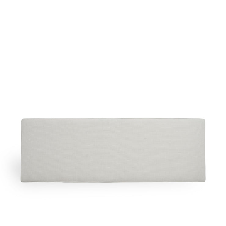 Image of Seat cushion | St Catherine Exterior Teak Bench presented with white fabric