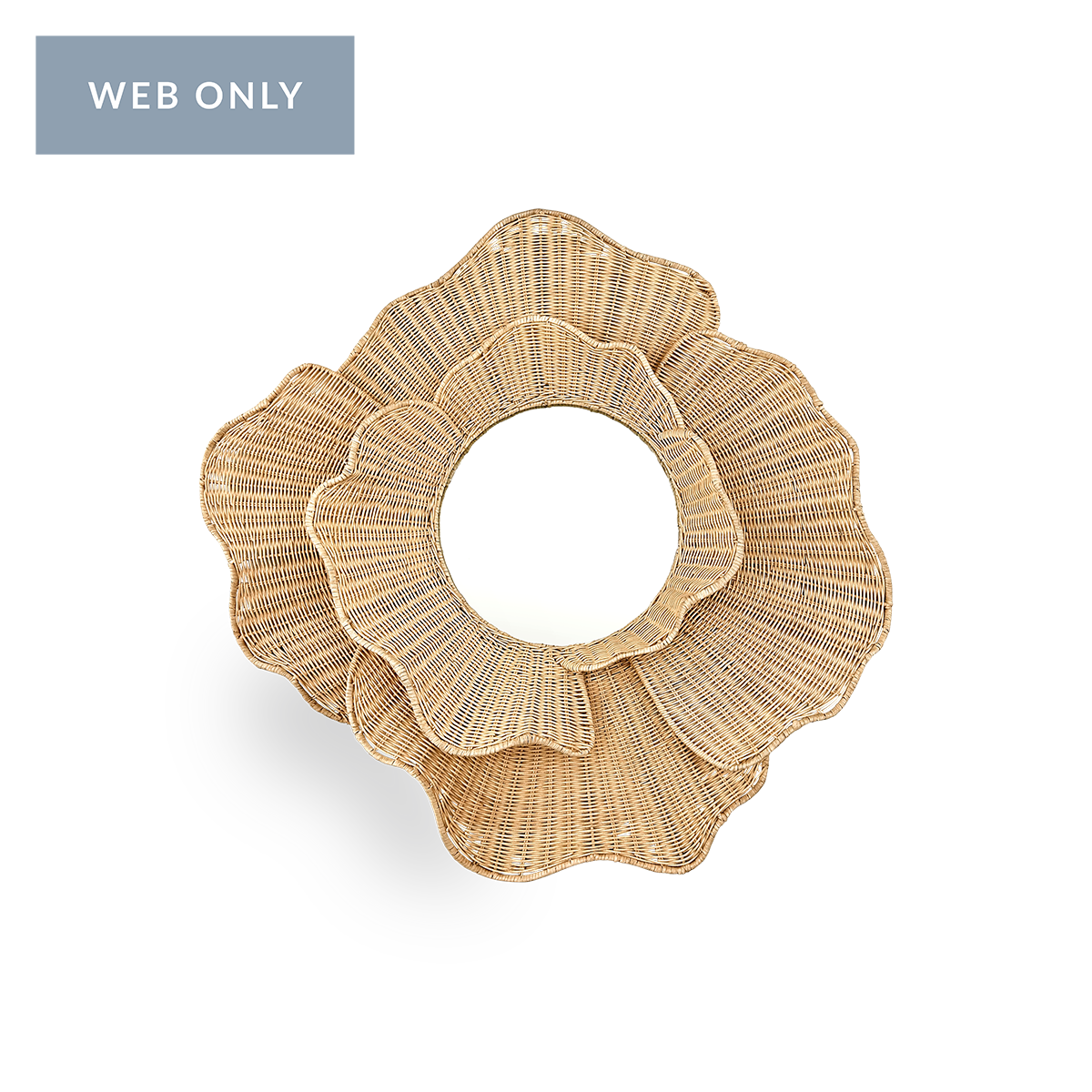 This is an image of Floral mirror (ATMA01U).