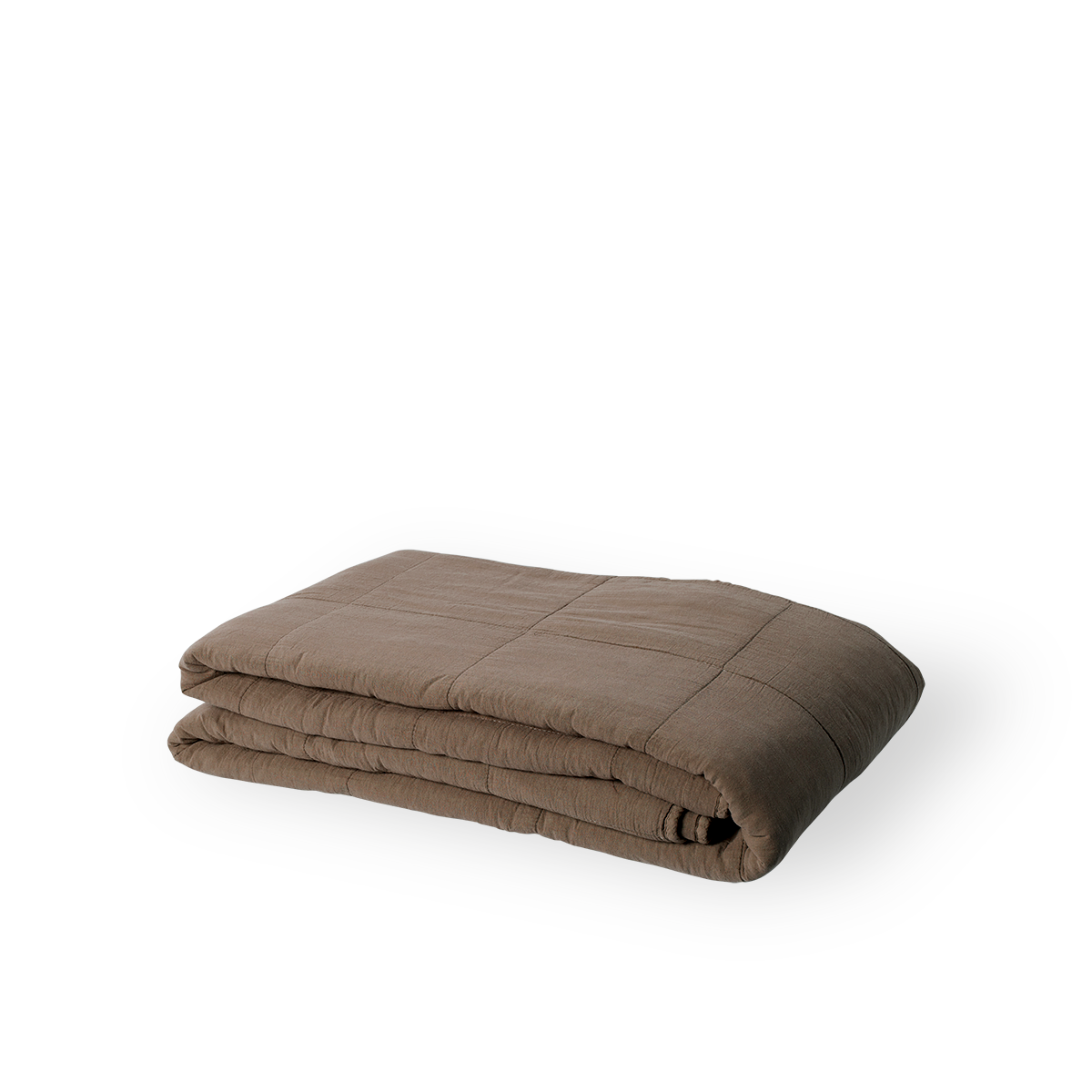 This is an image of CTE020CA bedcover in cappuccino.