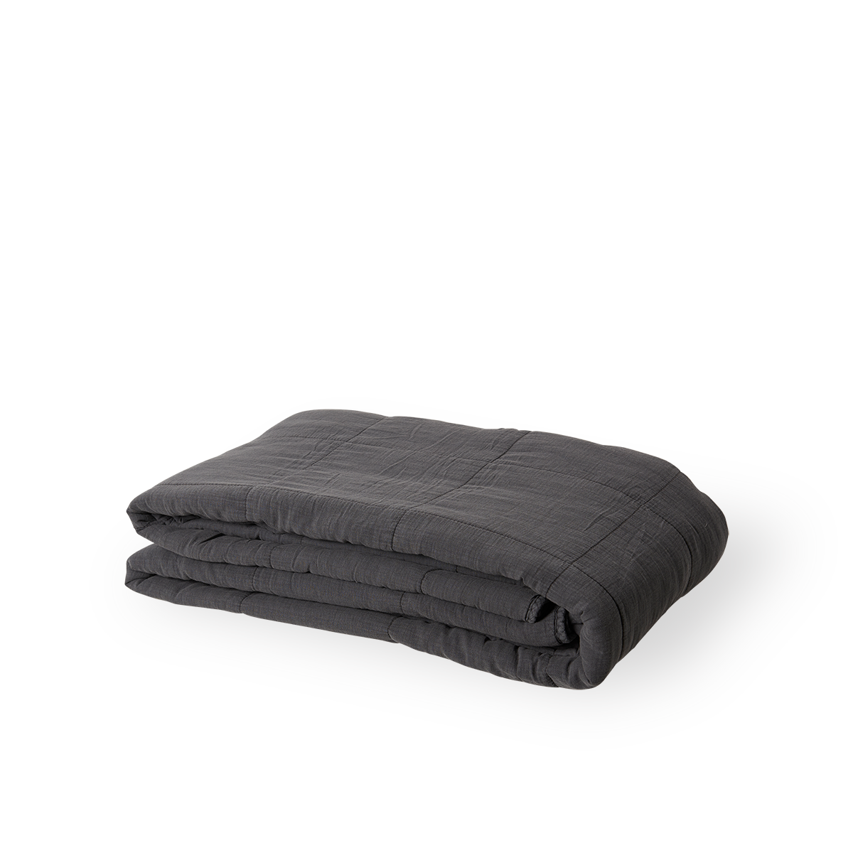 This is an image of CTE020CH bedcover in charcoal.