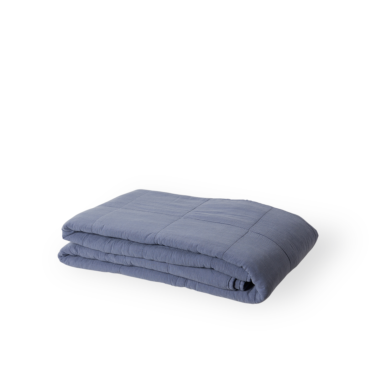 This is an image of CTE020DB bedcover in dusty blue.