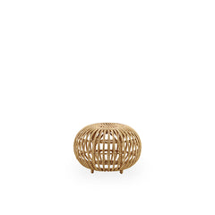 Ottoman in rattan and wicker | Franco Albini | Ottoman Small