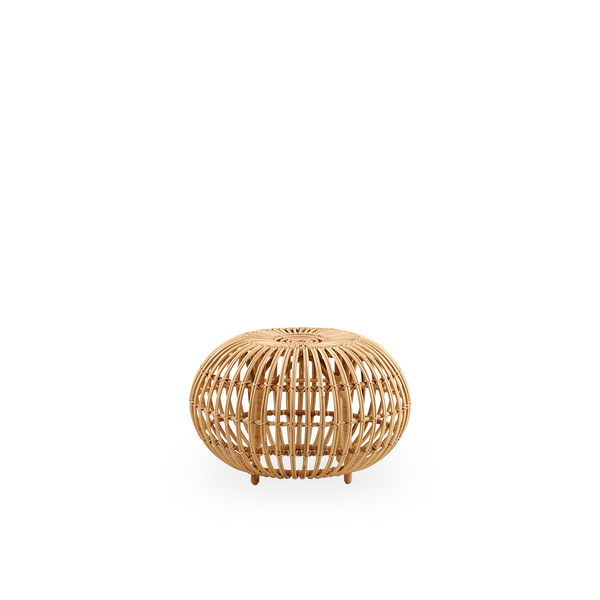 Ottoman in rattan and wicker | Franco Albini | Ottoman Small Ottoman in rattan and wicker | Franco Albini | Ottoman Small