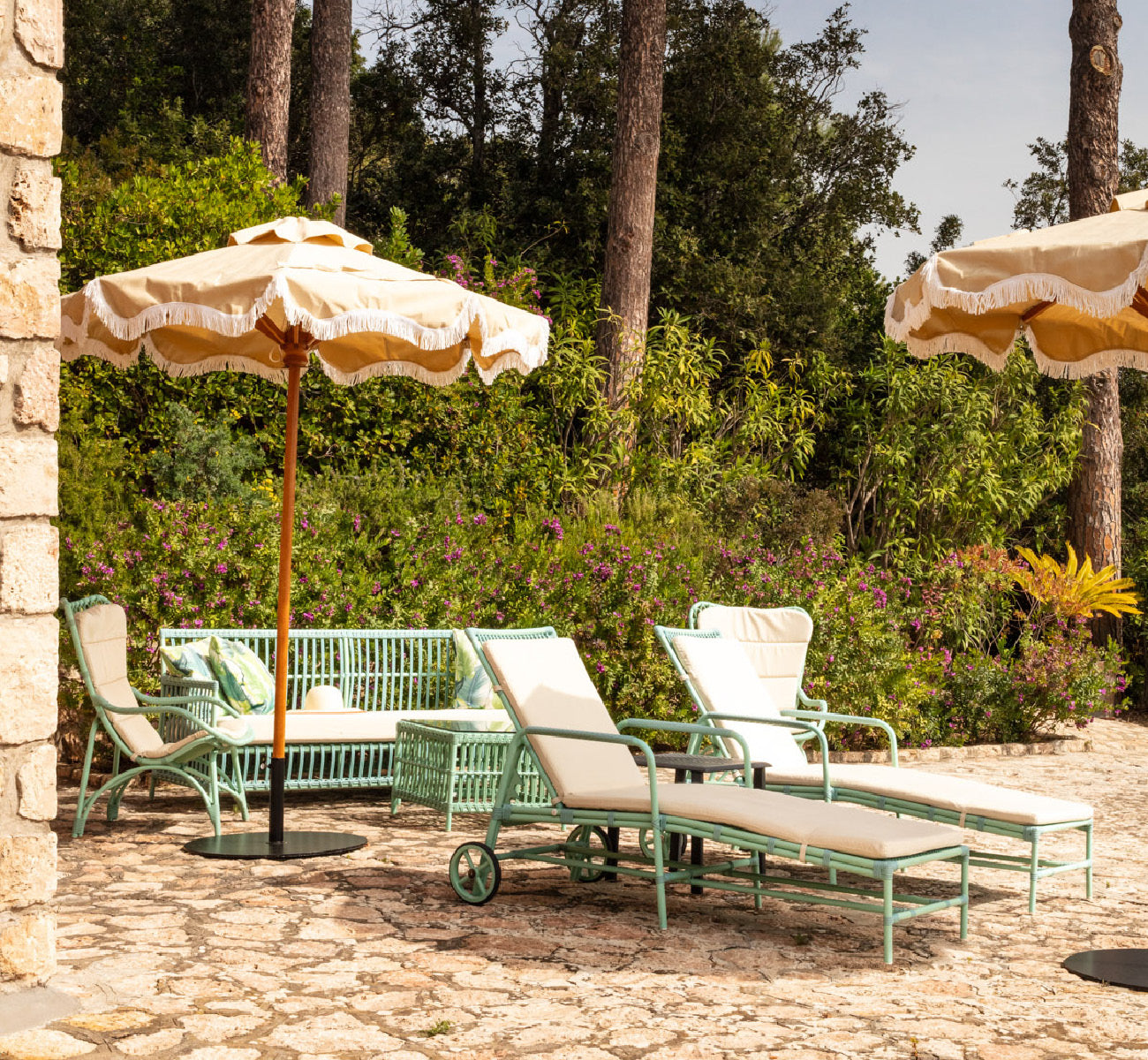 Hotel Il Pellicano — custom color sample for Sika-Design furniture