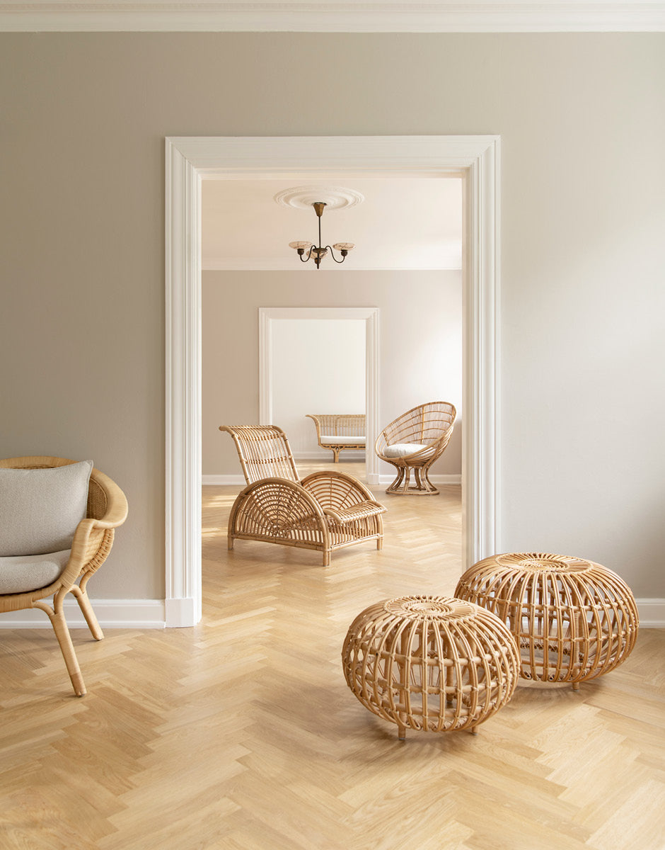 Sika-Design's ICONS Collection — mid-century rattan classics including the Charlottenborg, Madame and Paris designs by some of the world's most celebrated designers