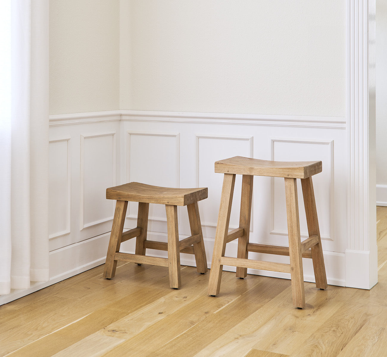 Rustic teak stool | Charles Teak Stool Rustic teak stool | Charles Teak Stool