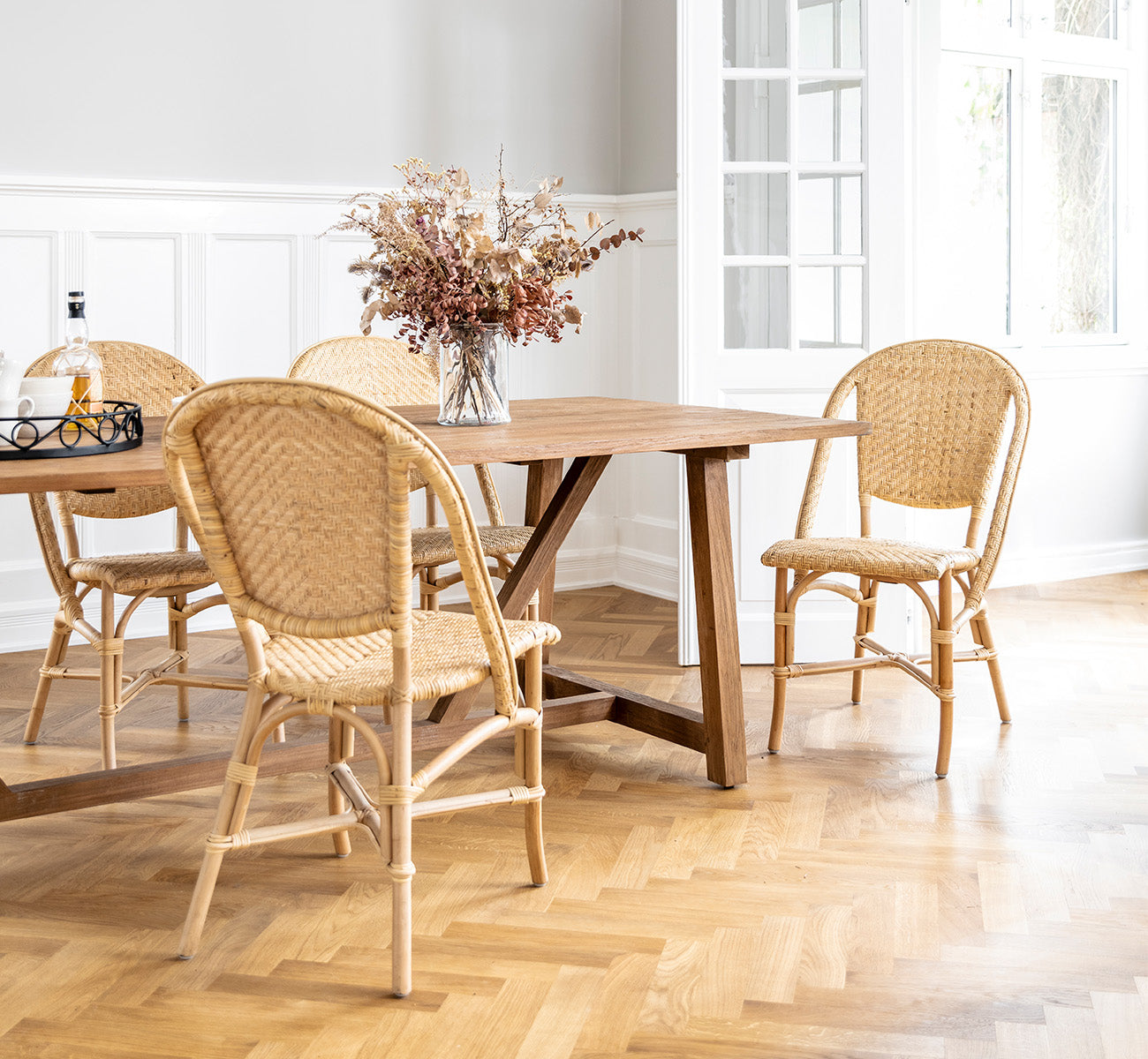 Rattan wicker chair | Alanis Dining Chair