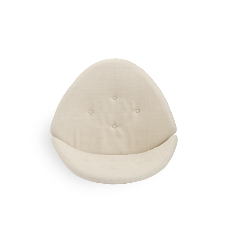 Image of Seat- and back cushion | Rana Lounge Chair presented with beige fabric