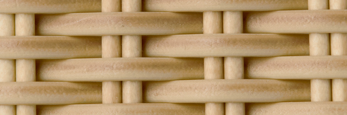 Natural ArtFibre and Aluminum — standard stock color sample for Sika-Design furniture