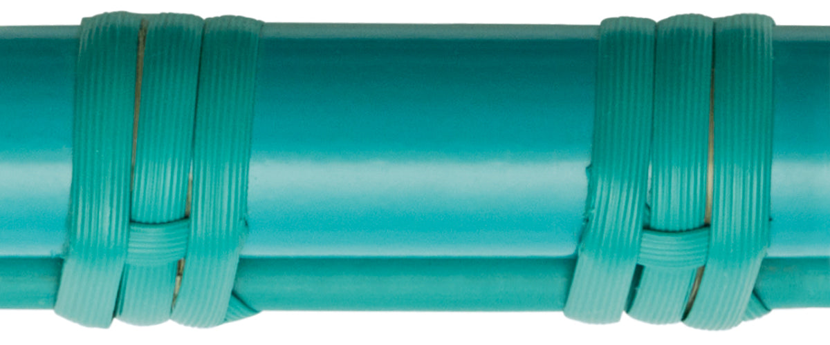 Sea green (deep teal) aluminum frame with matching ArtFibre weave — custom color for Sika-Design Exterior furniture