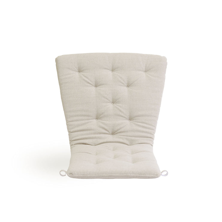 Image of Seat- and back cushion | Teddy Lounge Chair presented with beige fabric