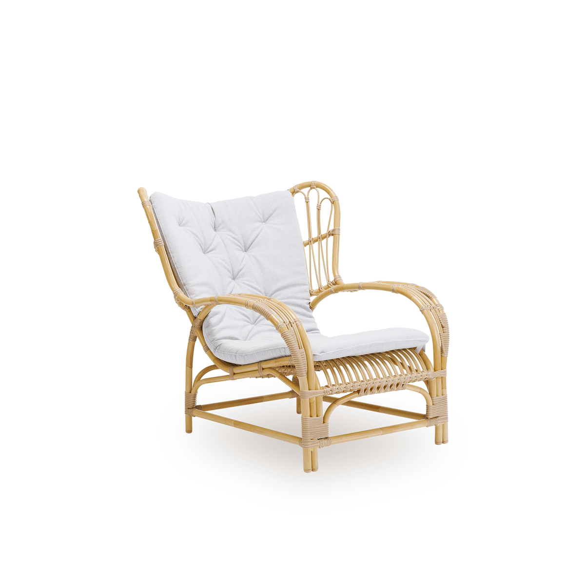 This is an image of Teddy seat cushion for outdoor use with A670 fabric.