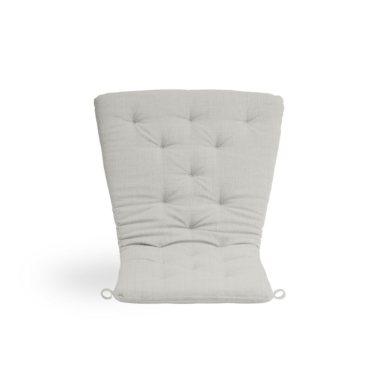 Image of Seat- and back cushion | Teddy Exterior Lounge Chair presented with white fabric