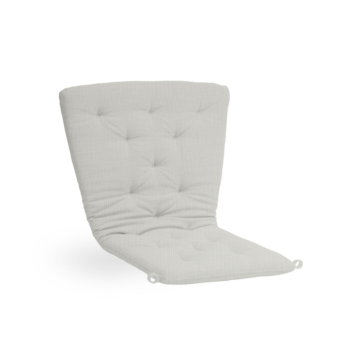 Image of Seat- and back cushion | Teddy Exterior Lounge Chair presented with white fabric