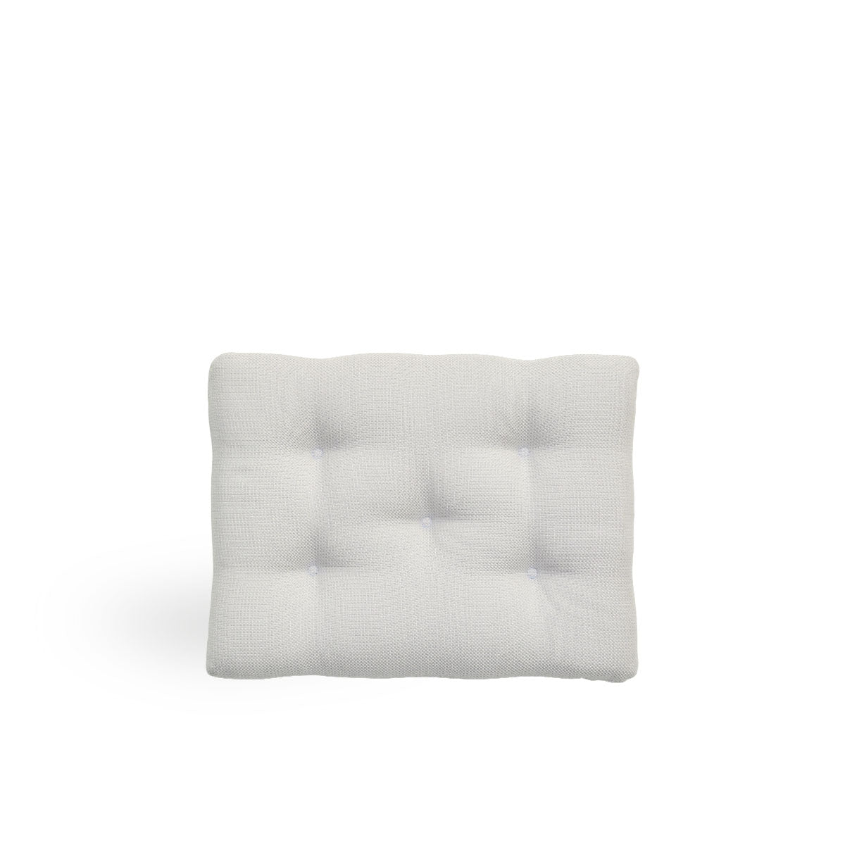 Image of Seat cushion | Teddy Exterior Footstool presented with white fabric