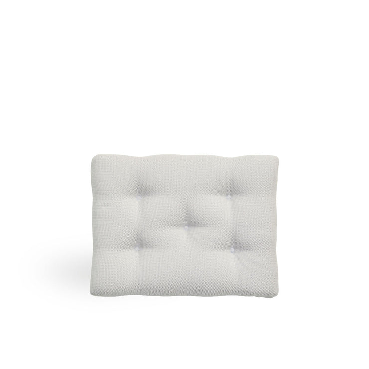 Image of Seat cushion | Teddy Exterior Footstool presented with white fabric