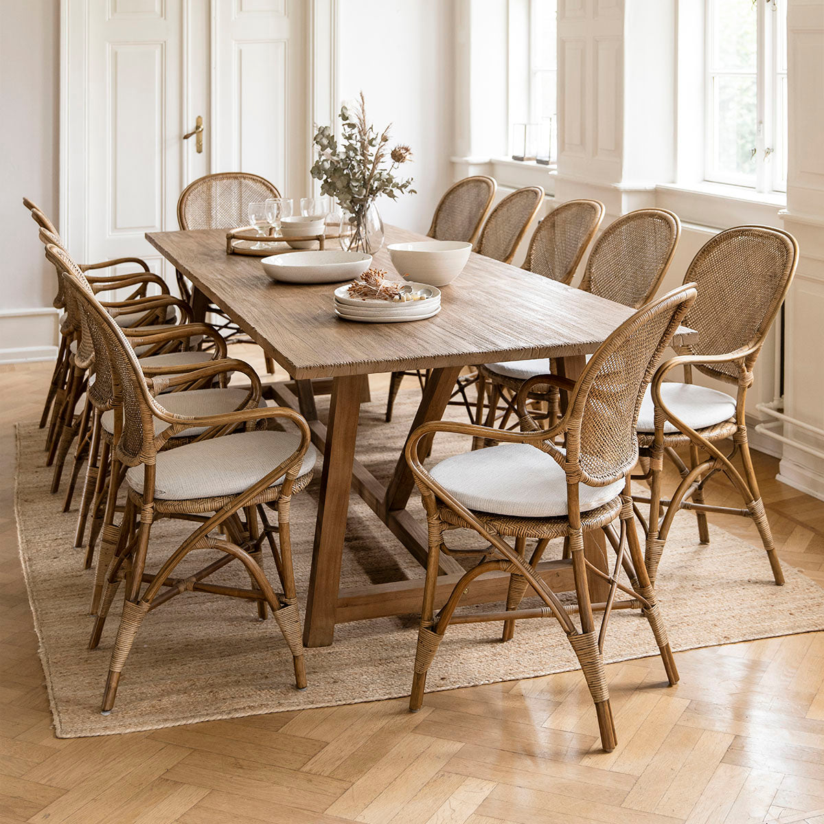 Lucas Teak Dining Table 300X100 cm