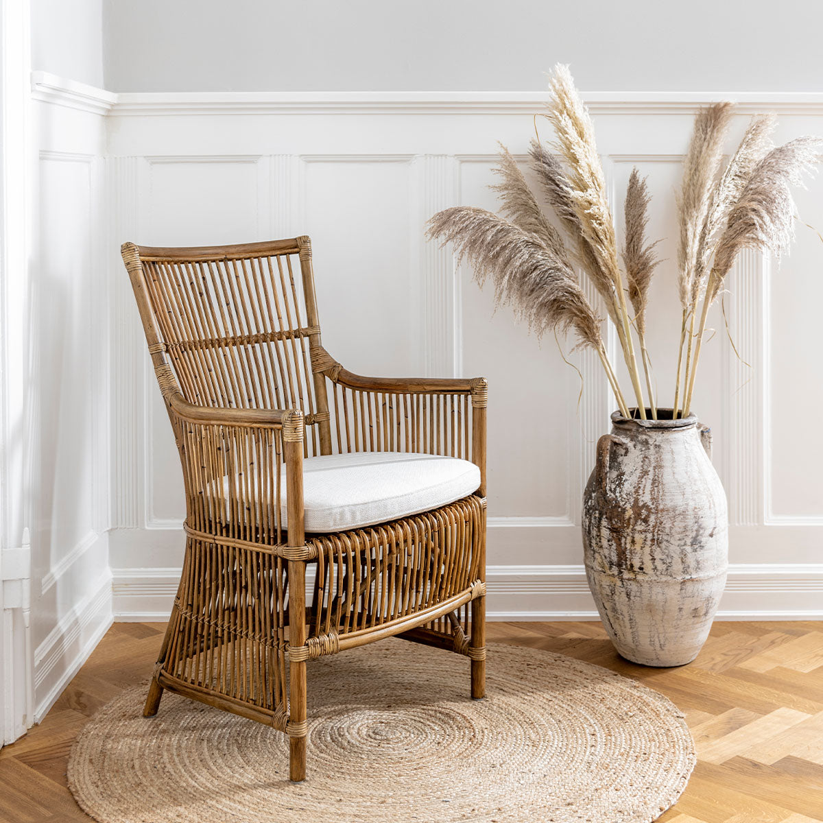 Rattan wicker chair | Davinci Dining Chair | Antique - Sika-Design.com