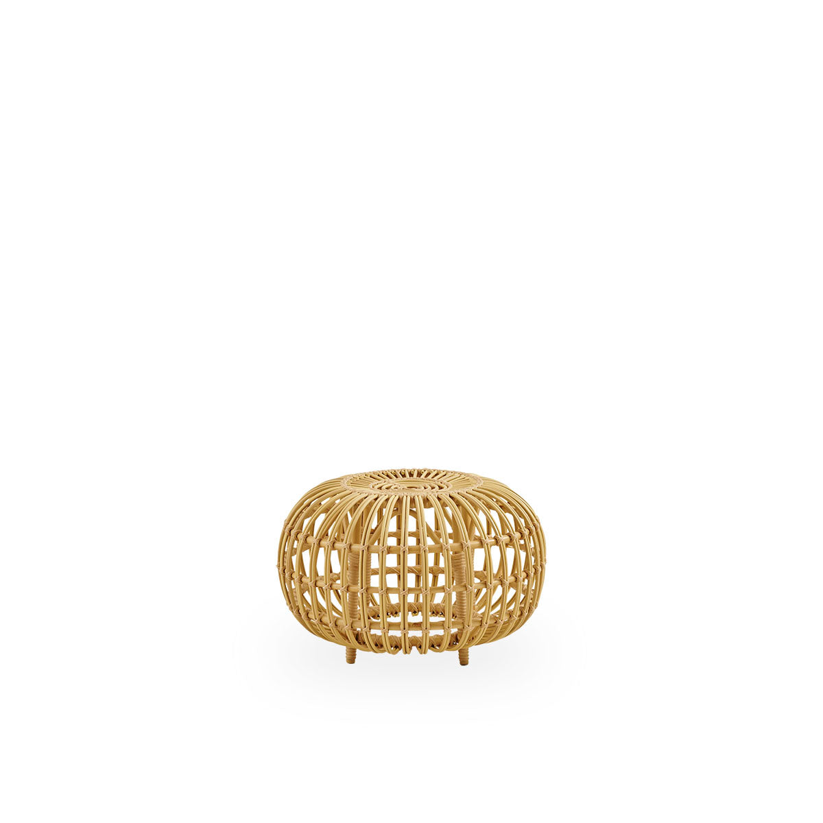 Ottoman in handmade wicker | Ottoman Exterior | Small - Sika