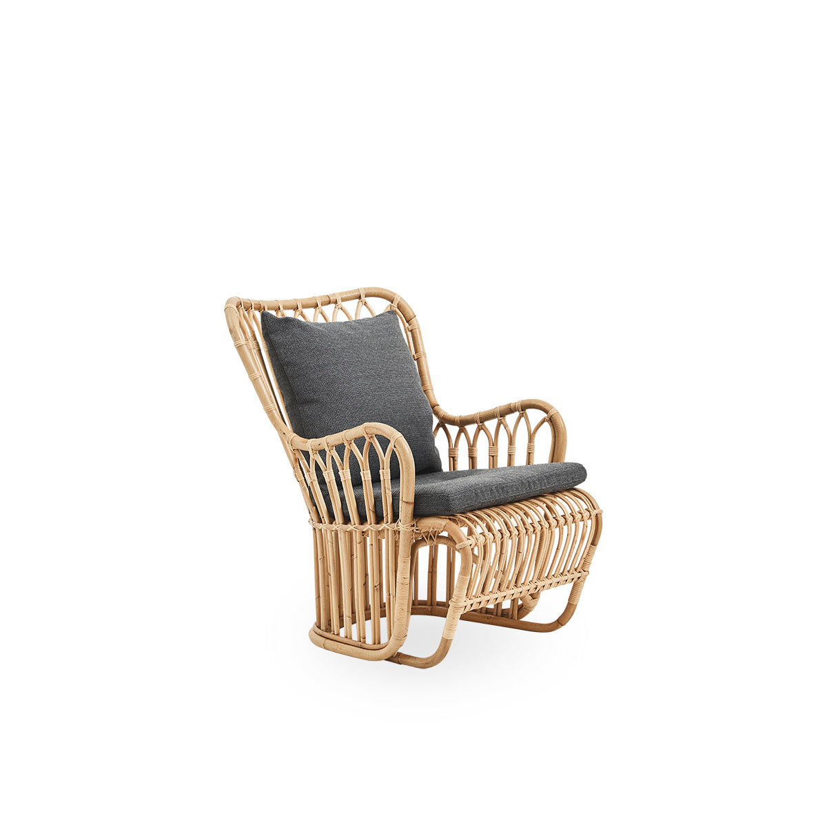 Rattan wicker chair | Kindt-Larsen | Tulip Lounge Chair