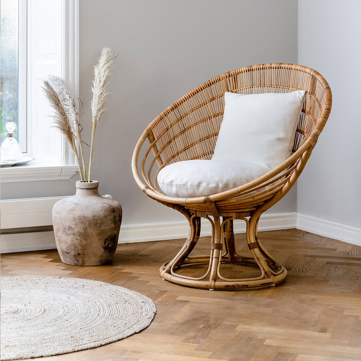 Rattan wicker chair | Franco Albini | Lounge Chair Sika-Design.com